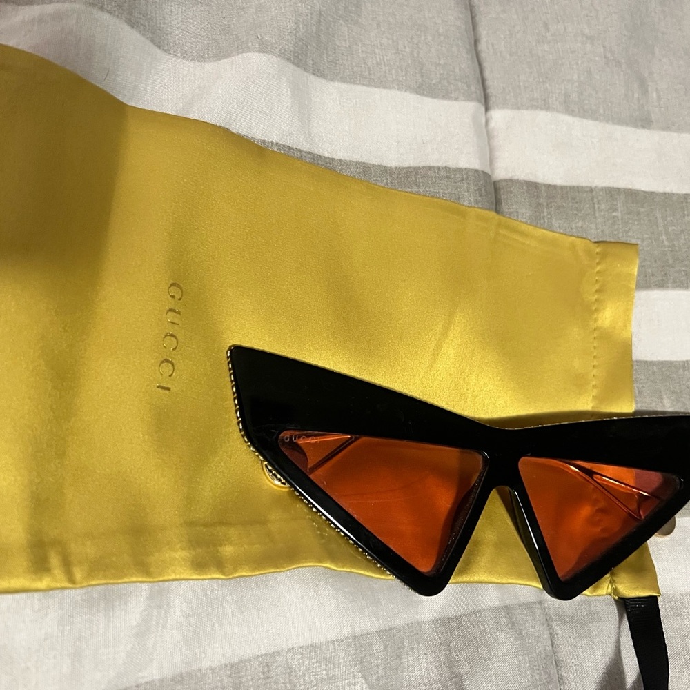 Gucci Hollywood Forever Sunglasses With Gucci Crystals. View 2